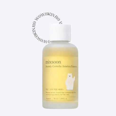Mini Soondy Centella Asiatica Essence Mixsoon prezintă Soondy Centella Asiatica Essence, o întruchipare a frumuseții minimaliste care acordă prioritate nevoilor fundamentale ale pielii. Infuzată cu bunătatea Centella Asiatica, această esență este o simfonie liniștitoare pentru piele, oferind o hidratare profundă și o retragere senină de la stresul cotidian. Ideală pentru cei care caută o notă de puritate în rutina lor de îngrijire a pielii